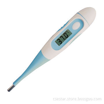 Soft Tip Clinical Digital Thermometer, Pen-like Flexibility and Waterproof, High Accuracy,Easy Read